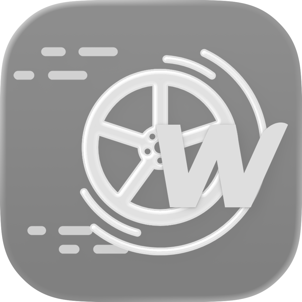 Wheelbase iOS app icon in Clear Light appearance